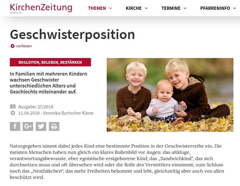 Der selbstbestimmte Platz in der Familie