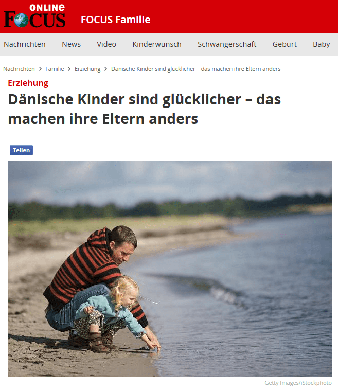 Artikel: Dänische Kinder sind glücklicher – das machen ihre Eltern&nbsp;anders