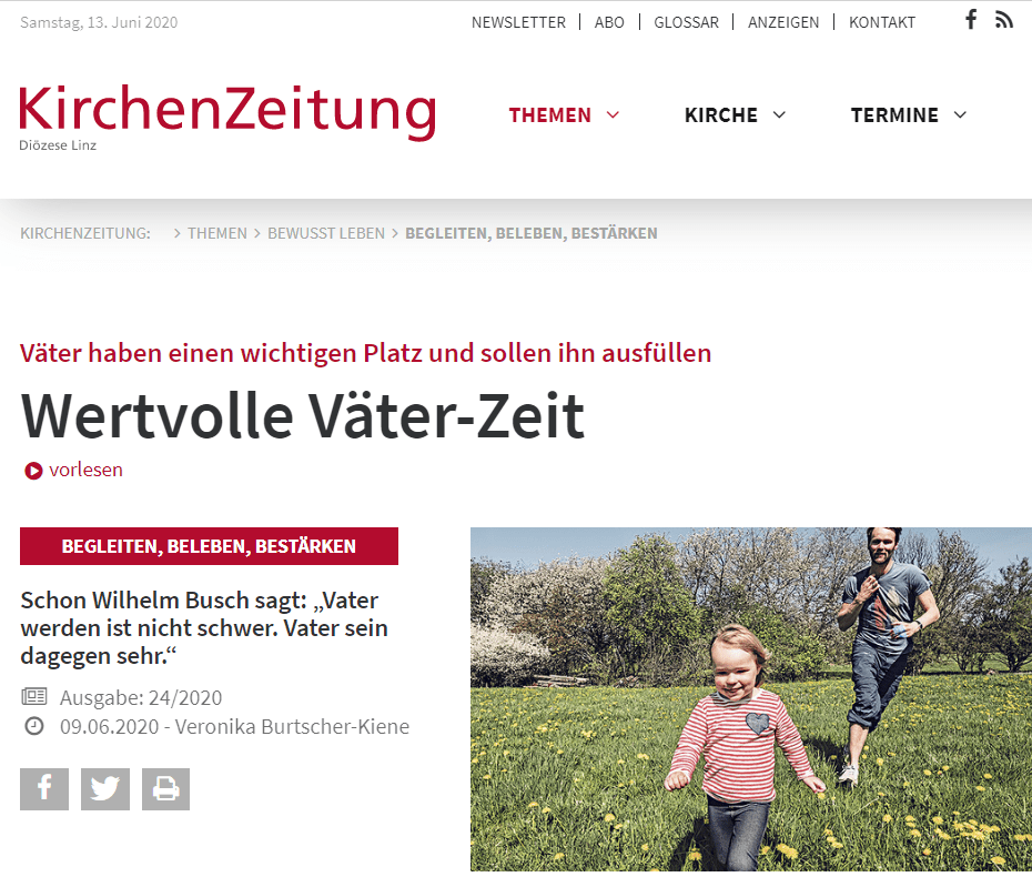 Wertvolle Väter-Zeit