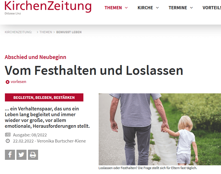 Vom Festhalten und&nbsp;Loslassen